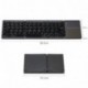 Inalámbrico Plegable Mini Teclado, Teclado Bluetooth con Touchpad Ultra Delgado Teclado Bluetooth portátil Batería Compatible