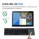 Inalámbrico Plegable Mini Teclado, Teclado Bluetooth con Touchpad Ultra Delgado Teclado Bluetooth portátil Batería Compatible