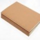 10 Piezas de Cuaderno de Líneas Cubierta Marrón Kraft Cuadernos de Diarios para Viajeros, Tamaño A5, 60 Páginas de Líneas/ 30