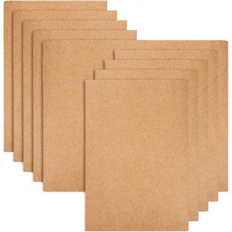 10 Piezas de Cuaderno de Líneas Cubierta Marrón Kraft Cuadernos de Diarios para Viajeros, Tamaño A5, 60 Páginas de Líneas/ 30