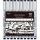 Ezigoo Rotulador Punta Fina para Bocetos, Dibujo Técnico, Documentos – Bolígrafos de Tinta Negra Puntas Variadas Pack de 6