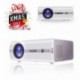 Proyector, Mini Proyector BeamerKing Portable Home Cinema HD LED Vídeo Proyector de Películas Soporte 1080P USB VGA HDMI AV, 