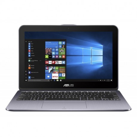 ASUS VivoBook Flip 12 TP203NA-BP027T - Ordenador portátil Convertible 2 en 1 de 11.6" HD Intel Celeron N3350, 4 GB RAM, 32 G