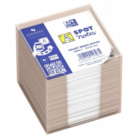 Oxford 400096788 Spot Notes con portanotas, 680 hojas en Notas Adhesivas Notas – Notas adhesivas Oficina 90 x 90 mm scribzee