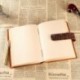 ScrodCat - Cuaderno de notas de piel Journal, tamaño A5, tamaño mediano, 20 x 15 cm, ideal para regalo, viajes, viajes, viaje