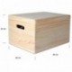 Creative Deco XXL Grande Caja Madera para Decorar con Tapa | 40 x 30 x 24 cm | Asas | Baúl Cofre Decoracion Almacenaje Herram