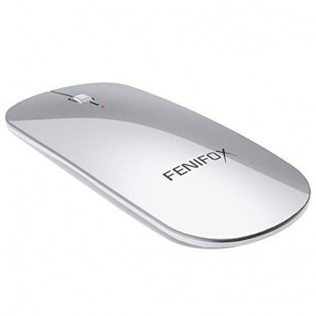 Ratón Inalámbrico Portatil, Fenifox Mini Mouse Bluetooth Ultrafino Recargable, para viajes de negocios, Oficina, compatible O