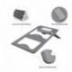 NATOL Soporte para Portátil de Aluminio, Soporte para 11"-15.6" Portátil Plegable y Soporte Portátil Universal Liviano con Di