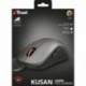 Trust Gaming GXT 180 Kusan - Ratón Pro Gaming con Peso optimizado y Software avanzado, Gris