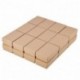 NBEADS 24 Piezas Caja de Joyas de Cajas de Cartón de Rectángulo de Kraft Marrón para Exhibición de Regalos de Anillo de Colla