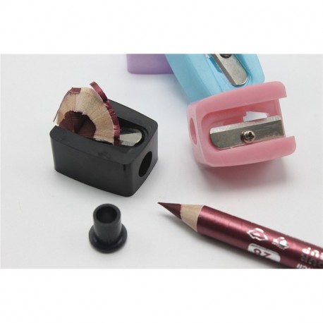 20 PC sacapuntas maquillaje manuales, de tamaño doble 5.6-8mm para pequeñas eyeliner delgada mayor delineador de labios