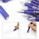 12 bolígrafos de tinta negra, roja, azul oscura o azul, borrable de 0,5 mm y 20 recambio de gel de bolígrafos, papelería esco