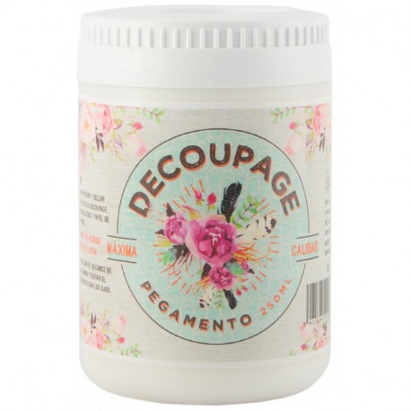 Amelie Prager 014803 Pegamento Decoupage, Blanco, 250 ML