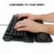 Protector de muñeca para teclado Gaming con soporte de espuma de memoria suave para teclados de tamaño completo de ENHANCE - 