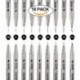 rotuladores de punta fina stabilo fineliner micro pen baratos tinta negro