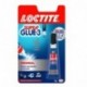 Lote de Adhesivo Universal Instantáneo Loctite Super Glue-3 Original 3 Gr + Masilla Adhesiva Pritt Multi Tack blanca