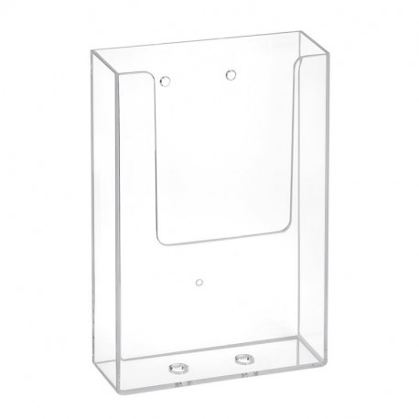DIN Largo Soporte Expositor de pared con los agujeros/Soporte Para prospectos/Flyer Soporte/Montaje en Pared/transparente – z