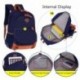 ZHIMABABY mochila escolar grande bolsas para adolescentes niñas bolsa de libros estilo británico impermeable mochila de alta 