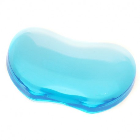 TUKA Reposamuñecas ergonómico Extra grande del Gel Cristales, transparente Gel resto de muñeca, suave flexible Reposamuñecas 