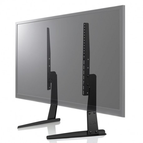 SIMBR Base TV con 4 Alturas Pedestal TV para Pantalla 17-55 Pulgadas Soporte para Televisión con Carga Máxima 35 kg / 88 lbs 