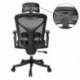 aceshin Silla Escritorio Ergonómica Asiento de Malla Altura Ajustable Silla Giratoria, Ordenador, Oficina