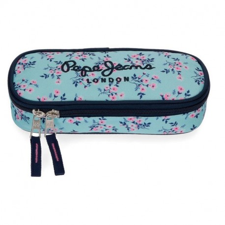 Pepe Jeans Denise Neceser de Viaje, 0.99 litros, 22 cm, Azul