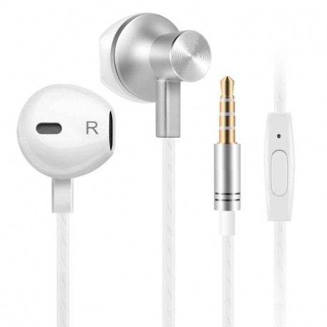 Auriculares In-Ear auriculares con microfono, auriculares cable, Cancelación de Ruido Blanco 