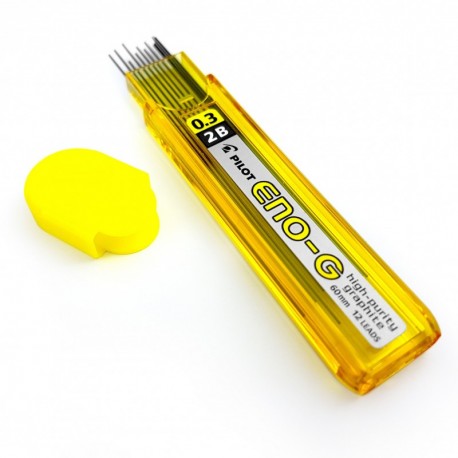 Pilot ENO-G - Lote de 3 minas de recambio para portaminas, 0,3 mm, 2B, 36 minas