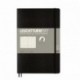 Leuchtturm1917 358288 B6 Plus - Cuaderno con rayas tapa blanda , color negro