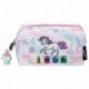 Estuche grande cuadrado para lápices con cierre de cremallera de Fringoo® , color Unicorn Chemistry Large
