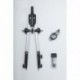 PACK LOTE Faber Castell Bigotera Compás con adaptador universal 32722-8 + Portaminas Edding P12 0,7mm + Goma de Borrar Faber 