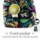 Mochilas casual Unisex lona para PC Viaje Libros Acampada Estudiantes Escuela Bolsa de cuerda Bolsas de gimnasia Mochila cuer