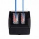 HOMMINI Sacapuntas electrico, Sacapuntas automático Pencil Sharpener con Dos Agujeros automÁtico,USB Cable Recargable,AA Pila