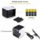 HOMMINI Sacapuntas electrico, Sacapuntas automático Pencil Sharpener con Dos Agujeros automÁtico,USB Cable Recargable,AA Pila