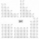 Homfa Armario Modular Estantería Modular Organizador para Ropas de 12 Cubos Blanco 110x145x37.5cm