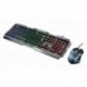 Trust Gaming GXT 845 Tural - Set de Teclado y ratón Gaming, Color Negro