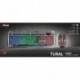Trust Gaming GXT 845 Tural - Set de Teclado y ratón Gaming, Color Negro