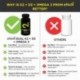DUAL Vitamin D3 + K2 + Omega 3 |100% Natural |Fortalece Huesos y Salud De Corazón |Certificado Por Laboratorio | Efecto De De