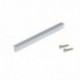 Emuca 9165962 Tirador para mueble, CC160mm, Aluminio, Anodizado mate, Lote de 25