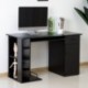 Mesa de PC Mesa de Ordenador Escritorio de Oficina Mesa con Almacenamiento mobiliario de despacho y oficina 120x60x74cm Mader