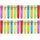 24 Piezas 10-en-1 Bolígrafos de Bola Retráctiles Bolígrafos de Multicolor Mini Plumas de Lanzadera Coloridas para Materiales 
