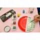 MONT MARTE Pintura para Porcelana y Cerámica - 6 piezas x 20ml - Colores cerámicos resistentes al agua - Pinturas de alta cal