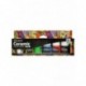 MONT MARTE Pintura para Porcelana y Cerámica - 6 piezas x 20ml - Colores cerámicos resistentes al agua - Pinturas de alta cal