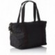 Kipling - Art, Bolsos maletín Mujer, Negro Black Pylon Emb , 20x44x27 cm B x H T 