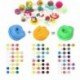 SIMUER 36 Pack Modeling Clay Fluffy Slime, 36 Colors DIY Soft Magic Clay Craft Air Dry Plasticine Ultra-light Modeling Dough 