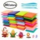 SIMUER 36 Pack Modeling Clay Fluffy Slime, 36 Colors DIY Soft Magic Clay Craft Air Dry Plasticine Ultra-light Modeling Dough 