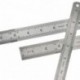 Jespeker Regla Metal Recta de Acero Inoxidable Medidas Metricas Centímetro de 15, 20 y 30