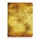 Famavala RFID - Funda con Tapa para Pasaporte Mapbronze Small