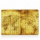 Famavala RFID - Funda con Tapa para Pasaporte Mapbronze Small