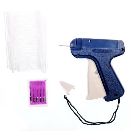 JZK Pistola etiquetadora ropa etiqueta etiquetado precios por con 5 agujas + 1000 piezas 50mm para etiquetas etiquetadora pre